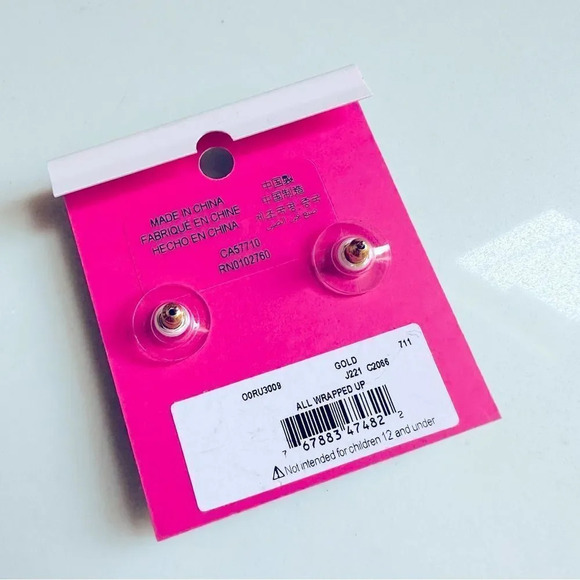 NWT Kate Spade All Wrapped Up Studs - Picture 5 of 5